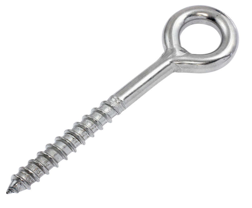 8x100mm Coach Screw Eye shank 69mm/thread 65mm