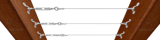 Balustrade System A - Eye / Eye Turnbuckle with Saddles