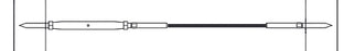 Balustrade System I - Rigging Screw with Swage Terminal / Wood Screw and Lag Screw