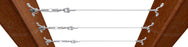 Balustrade System B - Jaw / Jaw Turnbuckle with Saddles