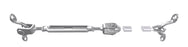 Balustrade System B - Jaw / Jaw Turnbuckle with Saddles