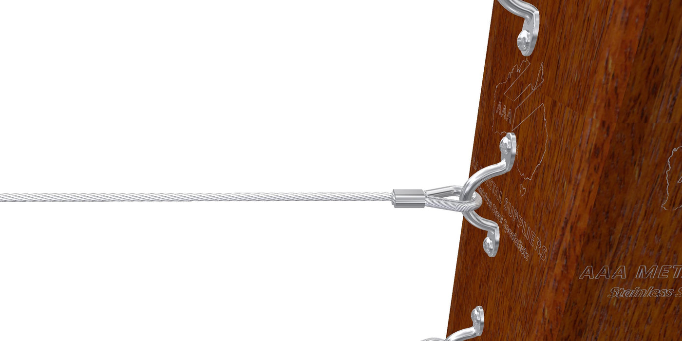 Balustrade System D - Rigging Screw with Jaw and Jaw and Saddles