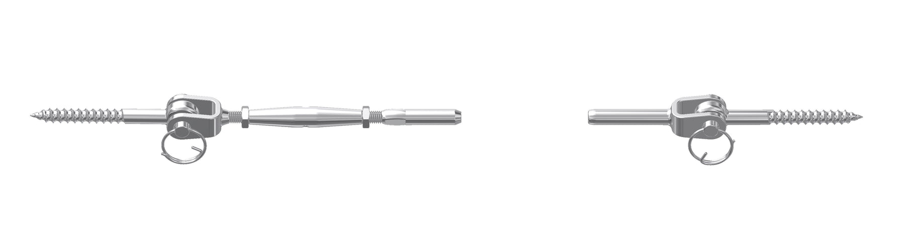 Balustrade System J - Mini Rigging Screw with Mini Swage Fork Terminal