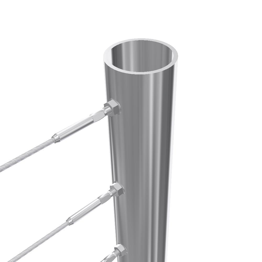 Balustrade System S - for use with Blind Rivet Nut Swage Stud Slimline
