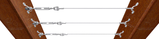 Balustrade System B - Jaw / Jaw Turnbuckle with Saddles