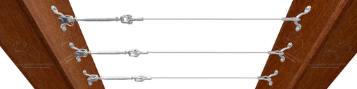 Balustrade System D - Rigging Screw with Jaw and Jaw and Saddles