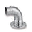 Round Elbow Wall Plate for 1.6 x 38.1mm round tube. Mirror Polish